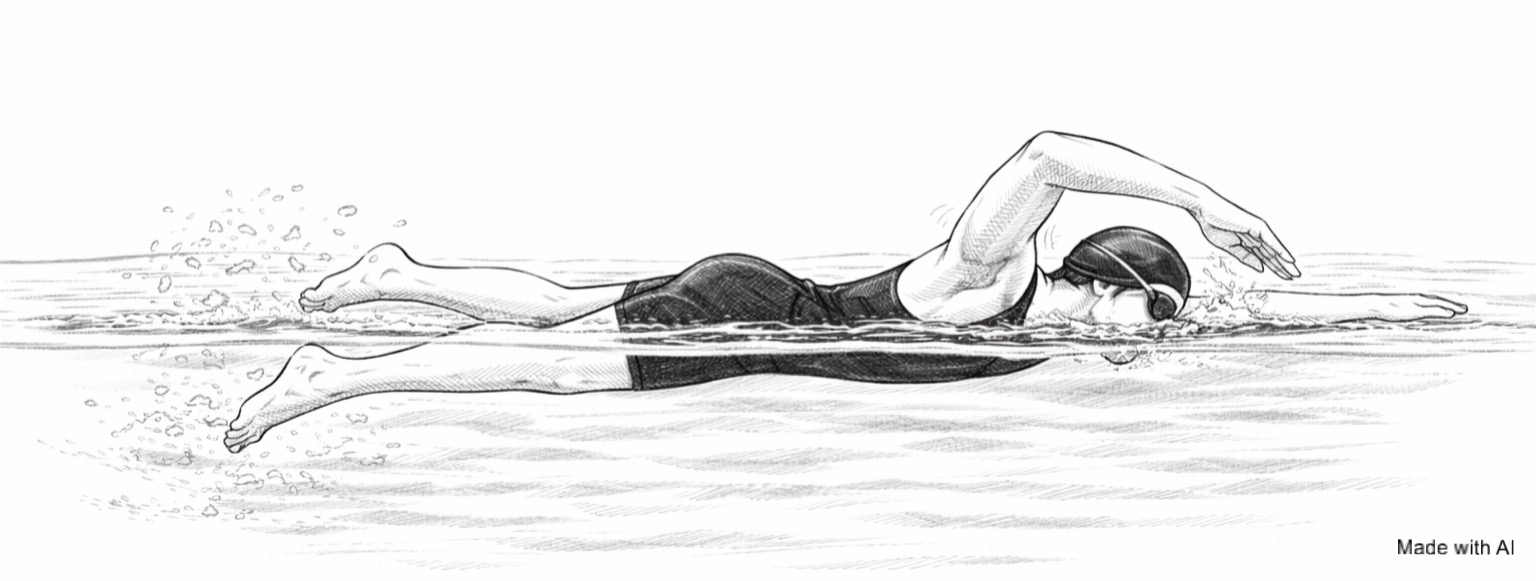 Kraul Gesamtbewegung