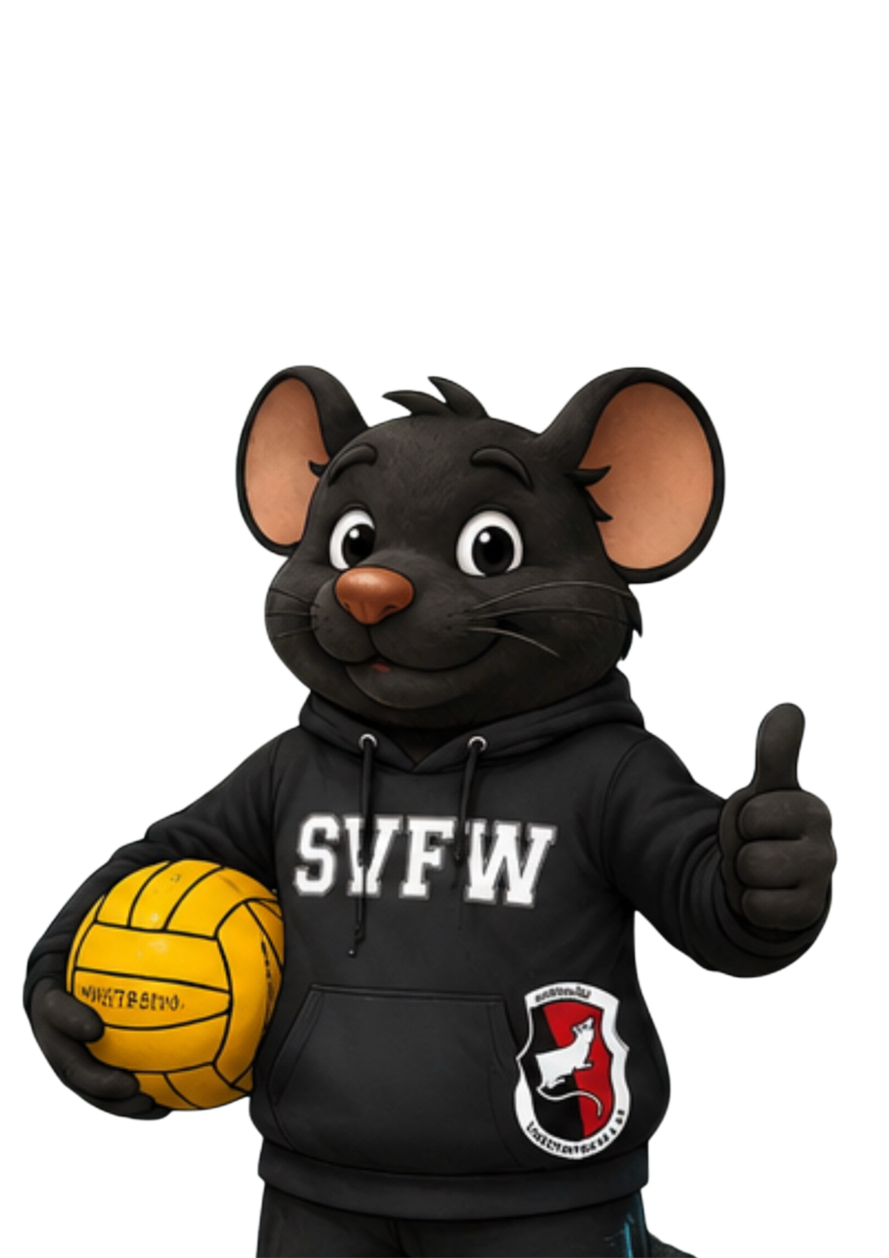 SVFW-Maus mit Wasserball